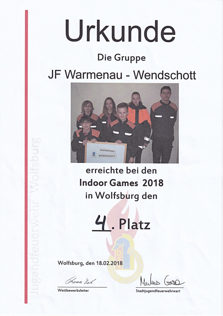 Indoor Games 2018